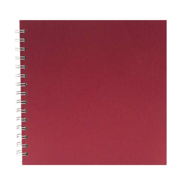 8x8 Square, Eco Red Sketchbook by Pink Pig International