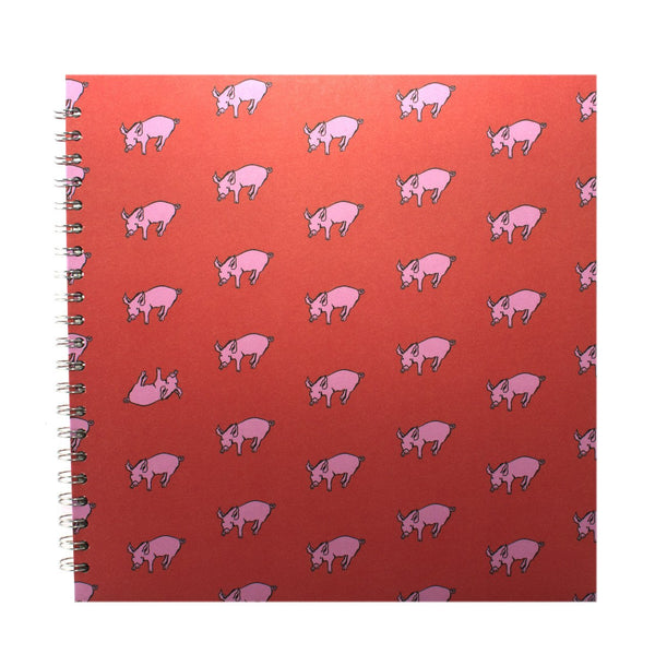 11x11 Square Ameleie book Rooster Red