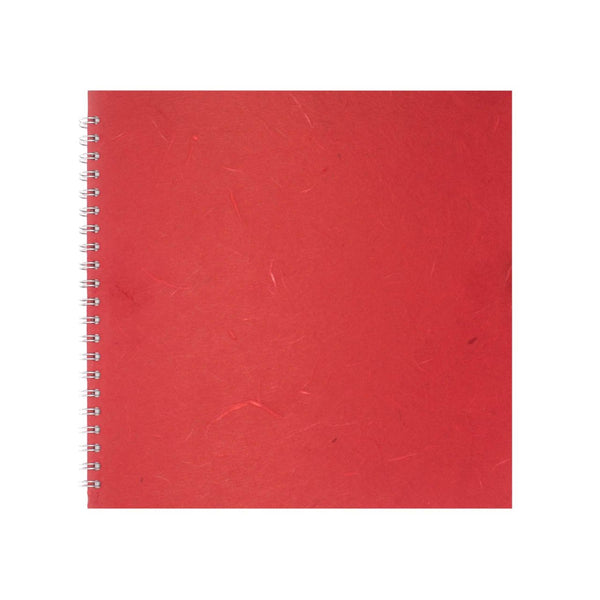 11x11 Square, Eco Red Sketchbook by Pink Pig International