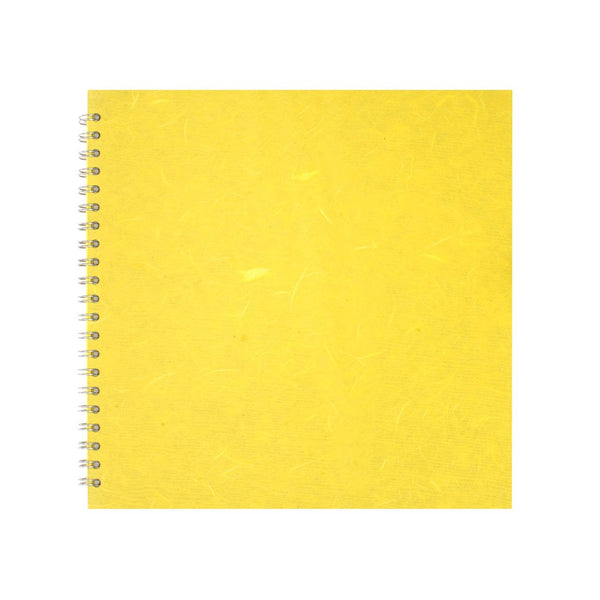 11x11 Square, Yellow Sketchbook by Pink Pig International