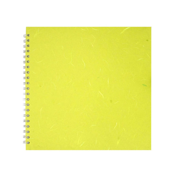 11x11 Square, Lime Green Sketchbook by Pink Pig International