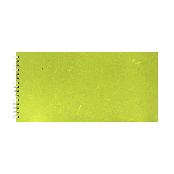 16x8 Landscape, Lime Green Sketchbook by Pink Pig International