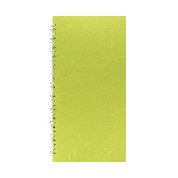 16x8 Portrait, Lime Green Sketchbook by Pink Pig International