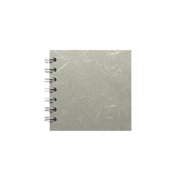 4x4 Square, Pale Grey Sketchbook by Pink Pig International