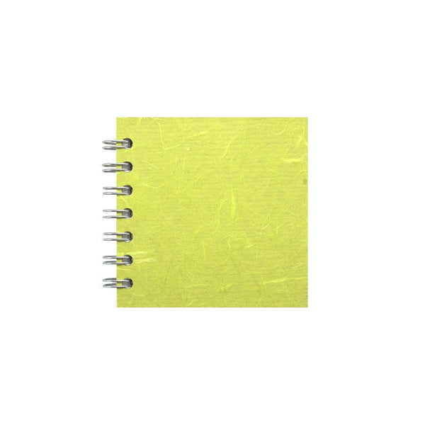 4x4 Square, Lime Green Sketchbook by Pink Pig International