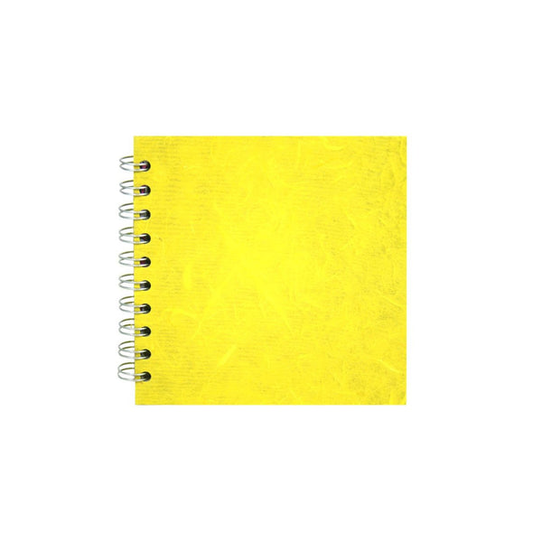 6x6 Square, Yellow Sketchbook by Pink Pig International