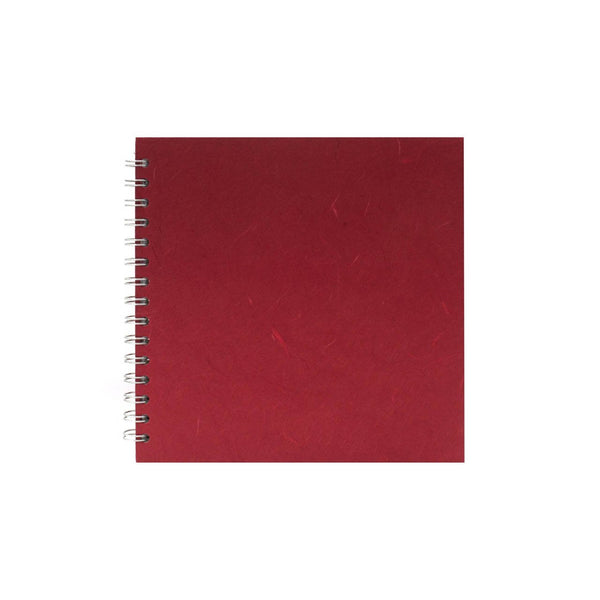 8x8 Square, Red Sketchbook by Pink Pig International