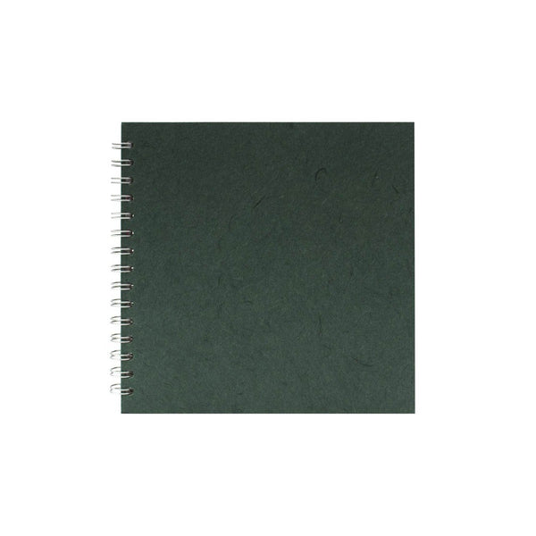 8x8 Square, Dark Green Sketchbook by Pink Pig International