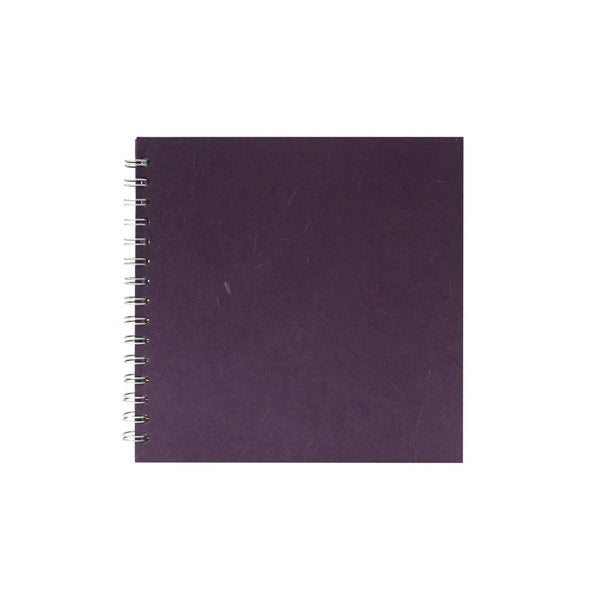 8x8 Square, Aubergine Watercolour Book by Pink Pig International