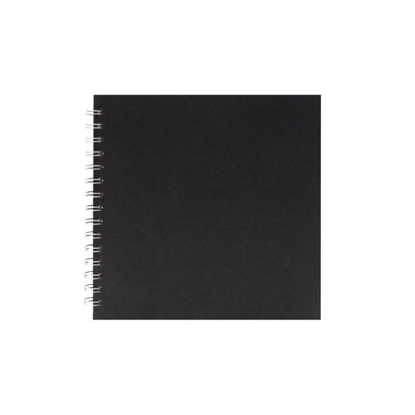 8x8 Square, Black Sketchbook by Pink Pig International