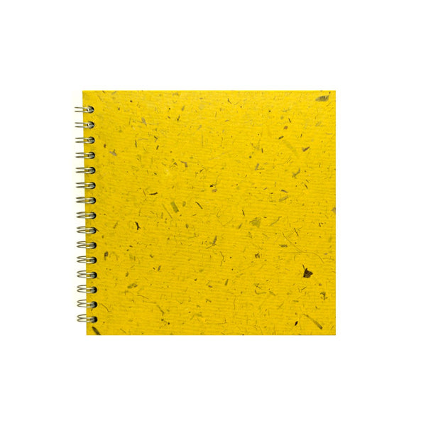 8x8 Square, Wild-Yellow Watercolour Book by Pink Pig International