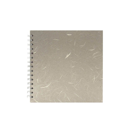 8x8 Square, Pale Grey Sketchbook by Pink Pig International