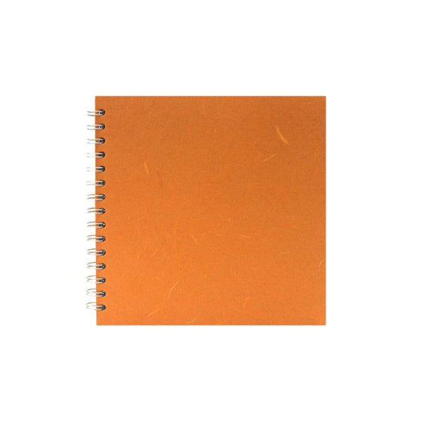 8x8 Square, Orange Watercolour Book by Pink Pig International