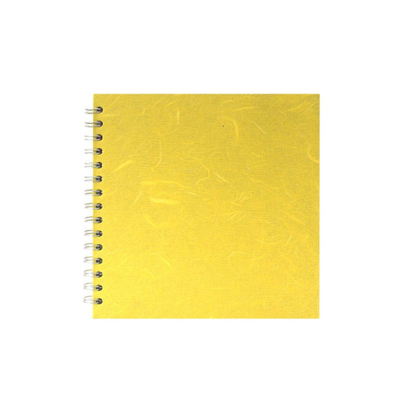 8x8 Square, Yellow Sketchbook by Pink Pig International