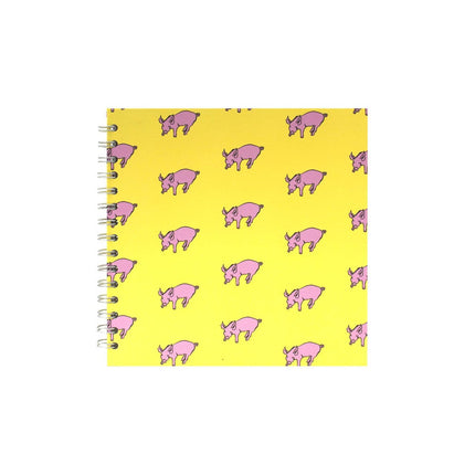 8x8 Square, Sunshine Yellow Sketchbook by Pink Pig International