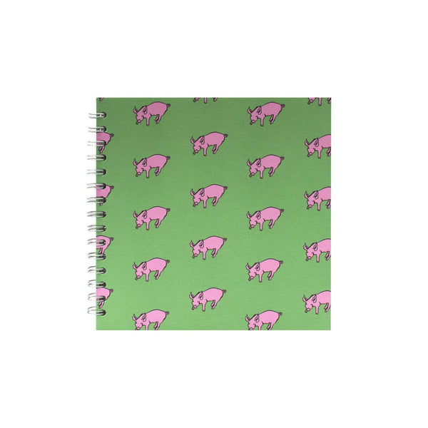 8x8 Square, Meadow Green Sketchbook by Pink Pig International