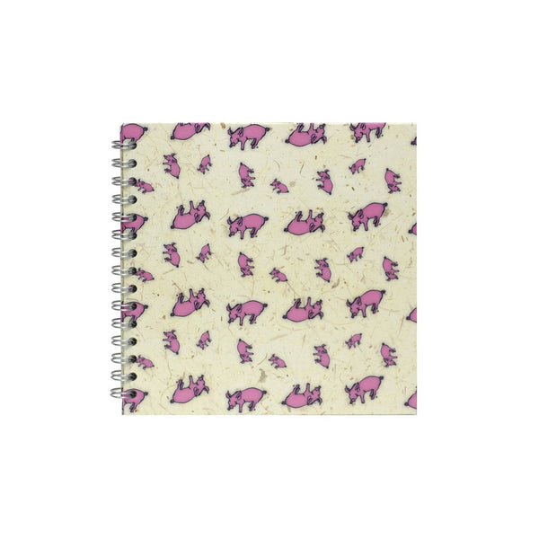 8x8 Square, Random Pig Sketchbook by Pink Pig International