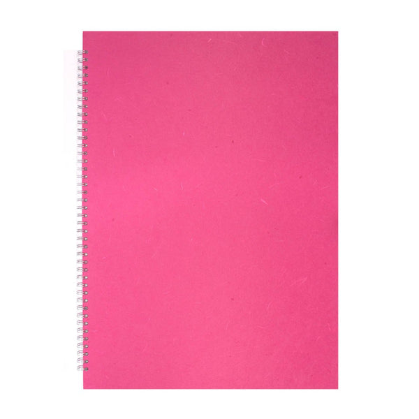 A2 Portrait, Bright Pink Sketchbook by Pink Pig International