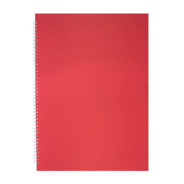A2 Portrait, Eco Red Sketchbook by Pink Pig International