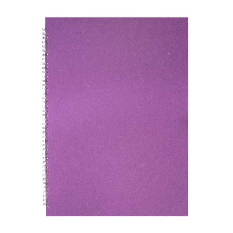 A2 Portrait, Purple Sketchbook by Pink Pig International