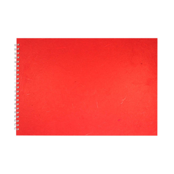 A3 Landscape, Red Sketchbook by Pink Pig International