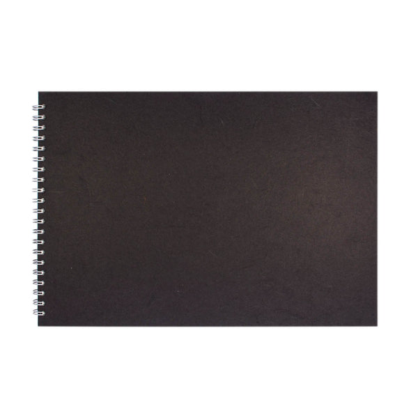 A3 Landscape, Black Sketchbook by Pink Pig International