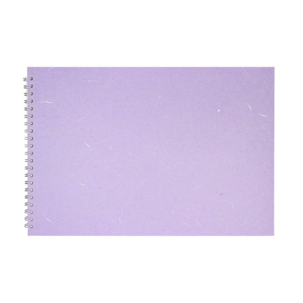 A3 Landscape, Lilac Sketchbook by Pink Pig International