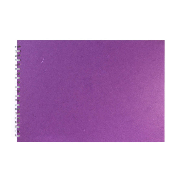 A3 Landscape, Purple Sketchbook by Pink Pig International