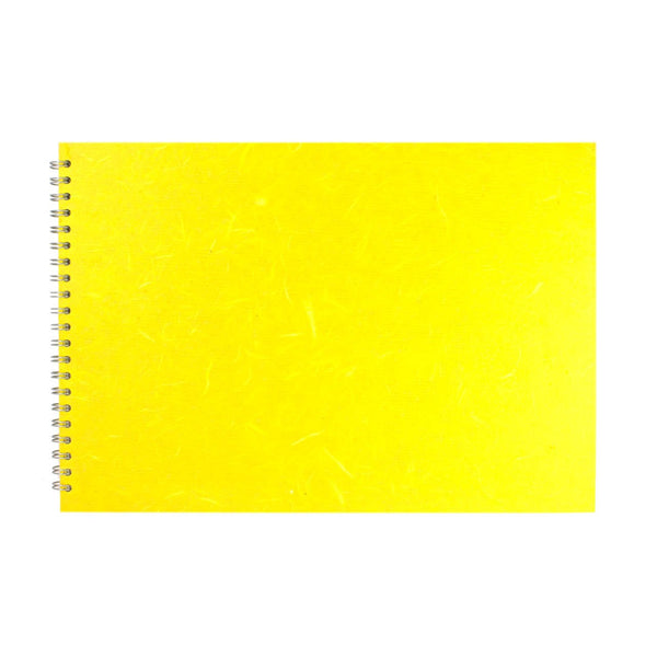 A3 Landscape, Yellow Watercolour Book by Pink Pig International