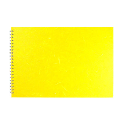 A3 Landscape, Yellow Sketchbook by Pink Pig International