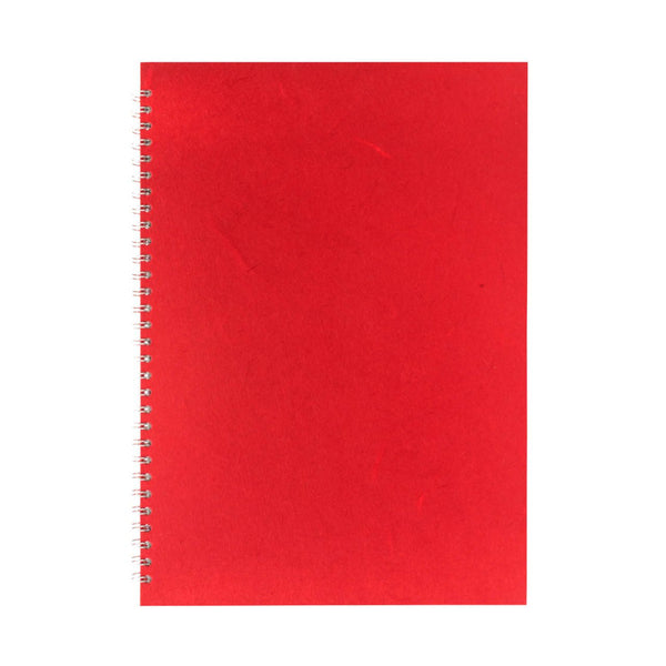 A3 Portrait, Red Sketchbook by Pink Pig International