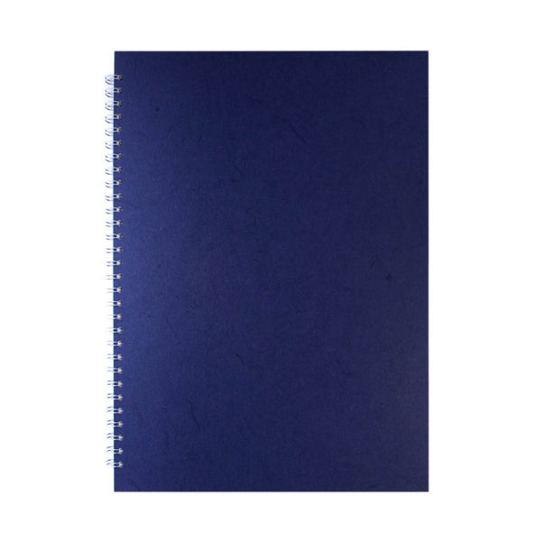 A3 Portrait, Royal Blue Watercolour Book by Pink Pig International