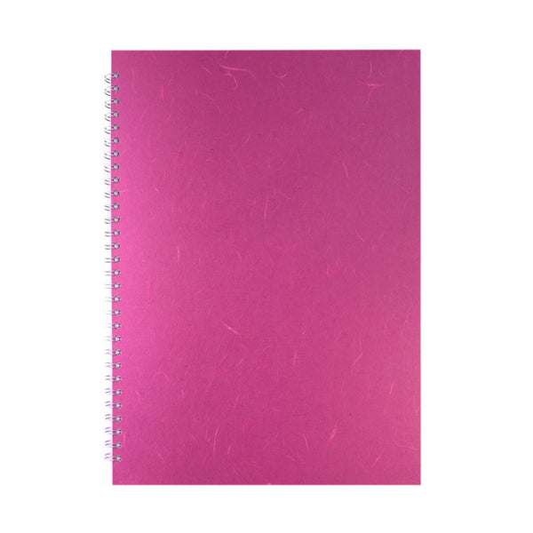 A3 Portrait, Bright Pink Watercolour Book by Pink Pig International
