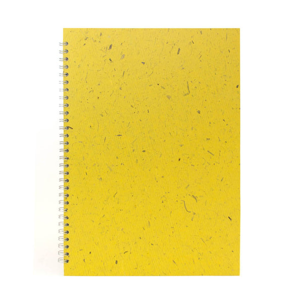 A3 Portrait, Wild Yellow Watercolour Book by Pink Pig International
