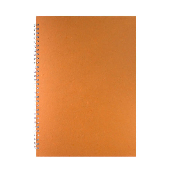A3 Portrait, Orange Watercolour Book by Pink Pig International