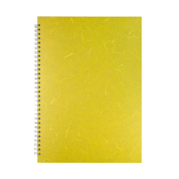 A3 Portrait, Yellow Sketchbook by Pink Pig International