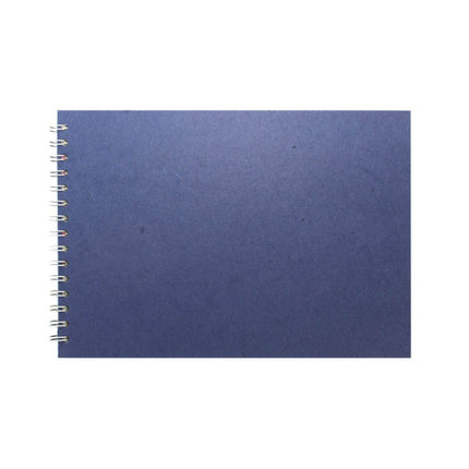 A4 Landscape, Royal Blue Sketchbook by Pink Pig International