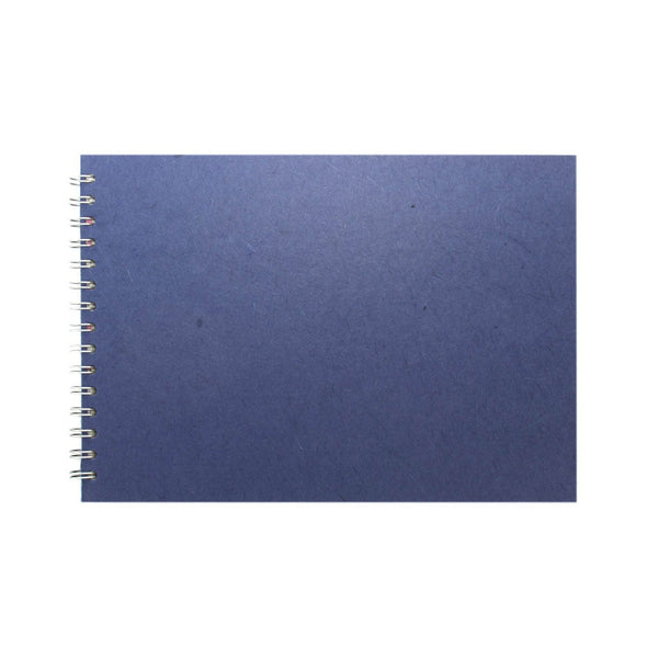A4 Landscape, Royal Blue Watercolour Book by Pink Pig International