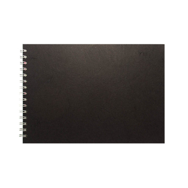 A4 Landscape, Black Sketchbook by Pink Pig International