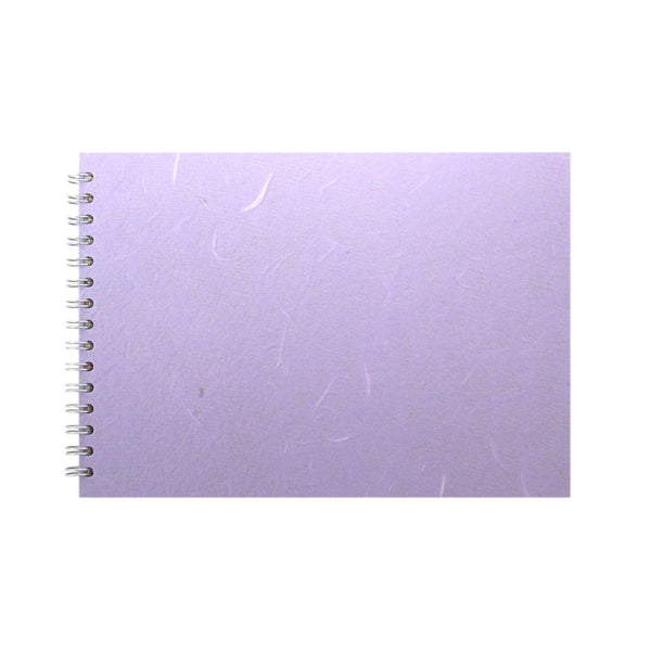 A4 Landscape, Lilac Sketchbook by Pink Pig International
