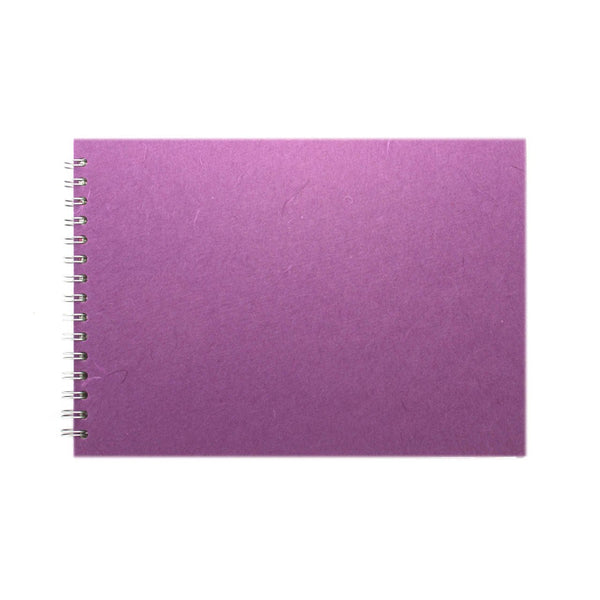 A4 Landscape, Purple Sketchbook by Pink Pig International
