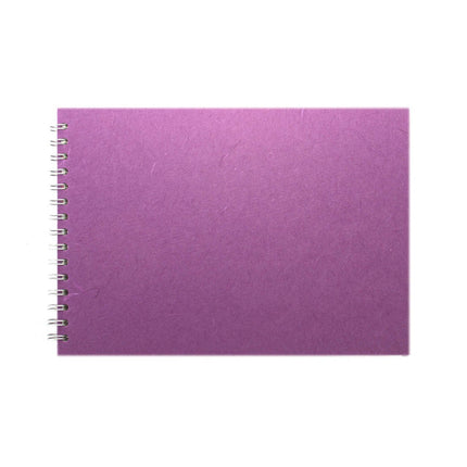 A4 Landscape, Purple Sketchbook by Pink Pig International
