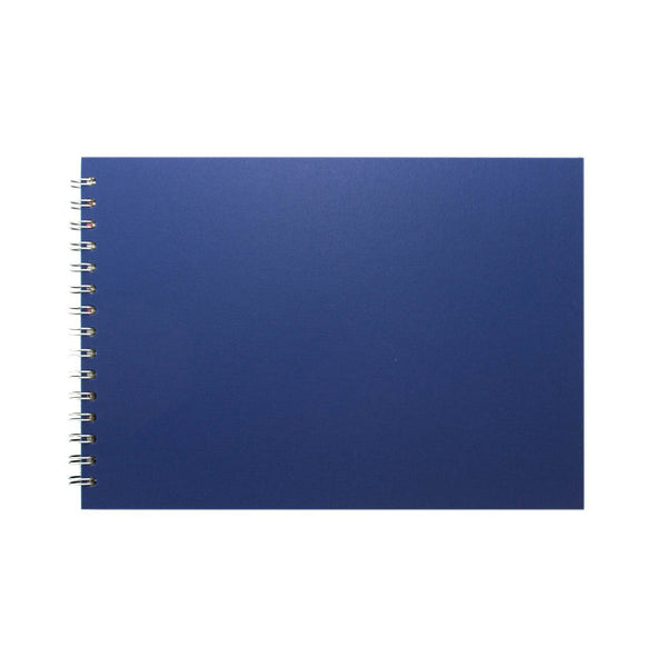 A4 Landscape, Eco Blue Sketchbook by Pink Pig International