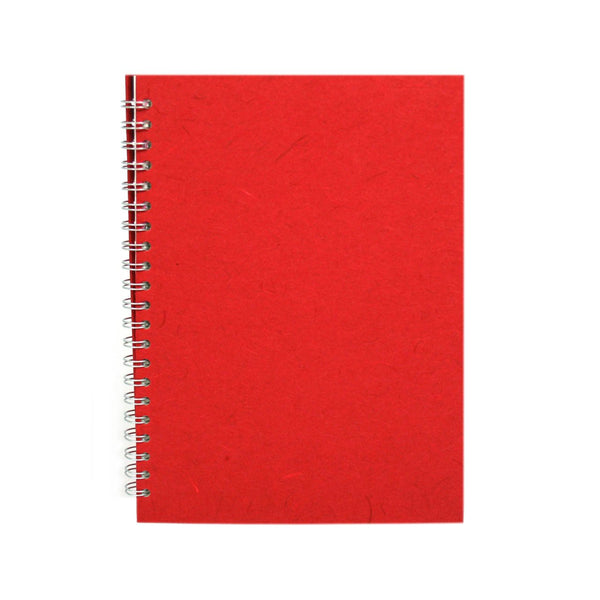A4 Portrait, Red Watercolour Book by Pink Pig International