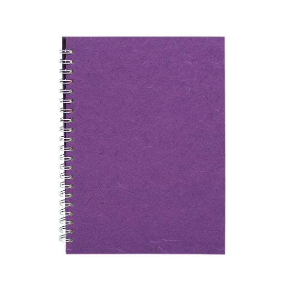 A4 Portrait, Purple Sketchbook by Pink Pig International