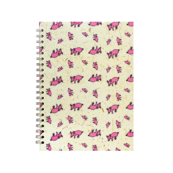 A4 Portrait, Random Pig Notebook by Pink Pig International