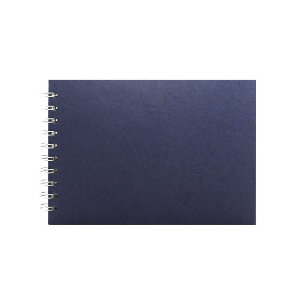 A5 Landscape, Royal Blue Watercolour Book by Pink Pig International