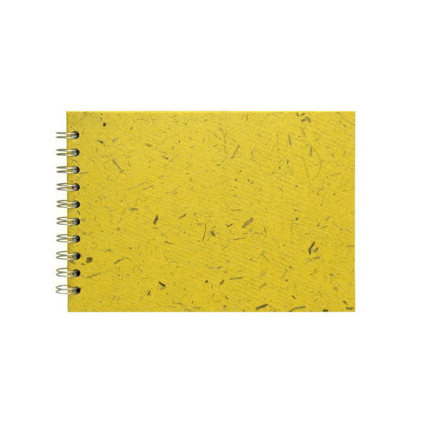 A5 Landscape, Wild Yellow Watercolour Book by Pink Pig International
