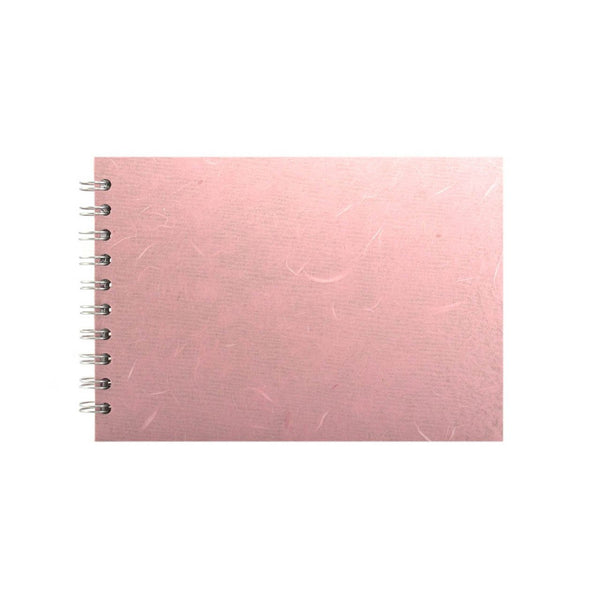 A5 Landscape, Pale Pink Sketchbook by Pink Pig International