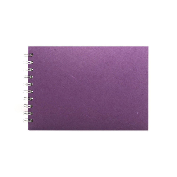 A5 Landscape, Purple Watercolour Book by Pink Pig International